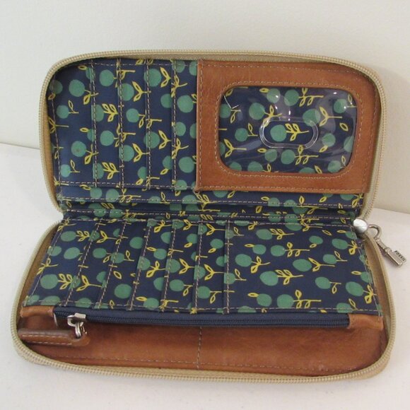 Fossil Key-Per Floral Zip Wallet *FLAW* - Picture 10 of 16